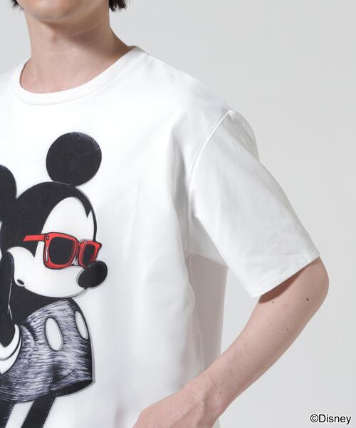 TRIPPY ART(トリッピーアート)の「TRIPPY ART(トリッピーアート) SUNGLASS MICKEY 3D TEE / サングラスミッキー3D Tシャツ(Tシャツ/カットソー・メンズ・ホワイト・M/S/L)」の7枚目の写真