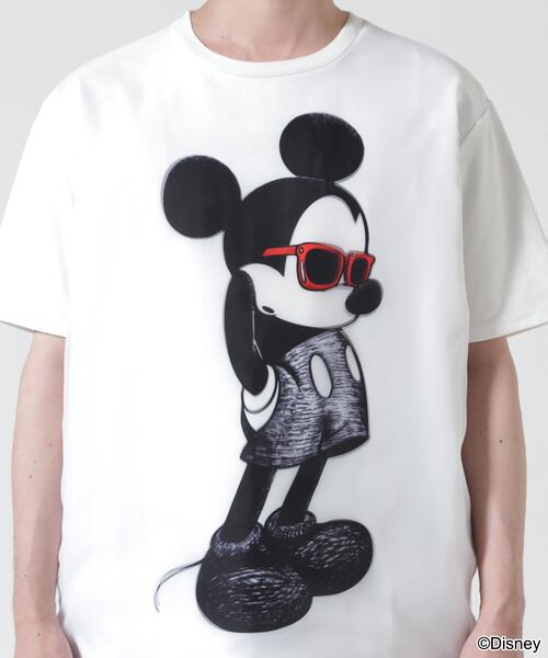 TRIPPY ART(トリッピーアート)の「TRIPPY ART(トリッピーアート) SUNGLASS MICKEY 3D TEE / サングラスミッキー3D Tシャツ(Tシャツ/カットソー・メンズ・ホワイト・M/S/L)」の8枚目の写真