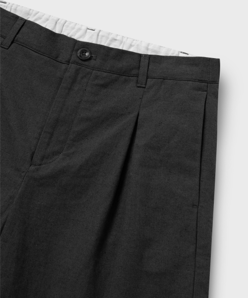 NONBLANK(ノンブランク)の「ワイドフィットリネンハーフパンツ_DARK GREY(その他パンツ・レディース・その他・X-LARGE/LARGE/MEDIUM/SMALL)」の11枚目の写真