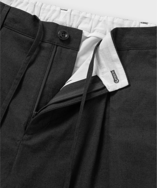 NONBLANK(ノンブランク)の「ワイドフィットリネンハーフパンツ_DARK GREY(その他パンツ・レディース・その他・X-LARGE/LARGE/MEDIUM/SMALL)」の10枚目の写真