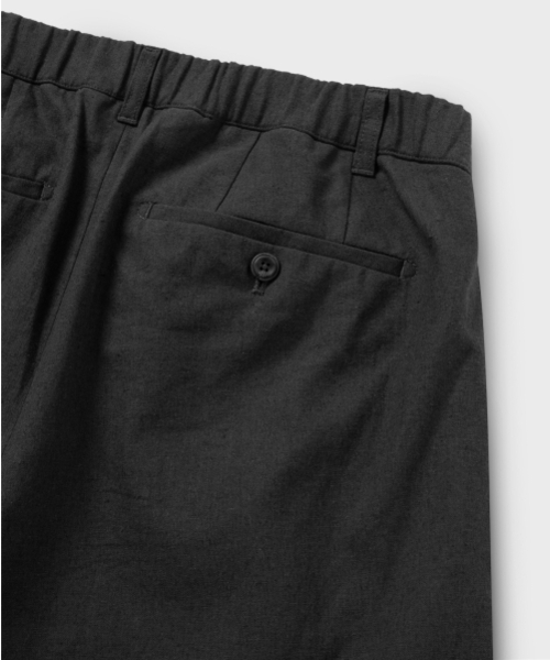 NONBLANK(ノンブランク)の「ワイドフィットリネンハーフパンツ_DARK GREY(その他パンツ・レディース・その他・X-LARGE/LARGE/MEDIUM/SMALL)」の8枚目の写真