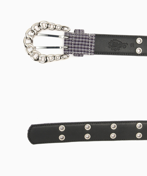AFB / エーエフビー CHAIN BUCKLE CHECK BELT（ベルト）｜AFB