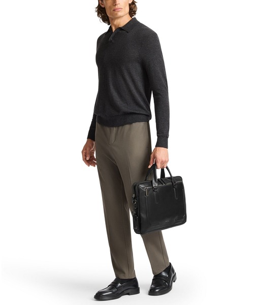 TUMI(トゥミ)の「HARRISON 「シカモア」スリム・ブリーフ(A4/PC14インチまで対応)(ビジネスバッグ・メンズ・ブラック・FREE)」の2枚目の写真
