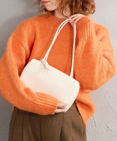 ＆MyuQ（アンドミューク）の「[&MyuQ/アンドミューク] KORO ショルダーバッグ（ショルダーバッグ・レディース・ブラック/ホワイト・F）」の22枚目の写真