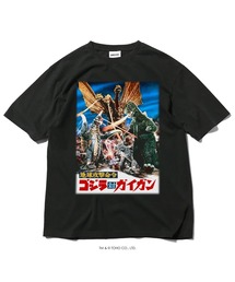 ゴジラ × ホームゲーム【HOMEGAME】半袖Tシャツ 1972 地球攻撃命令 ゴジラ対ガイガン TEE