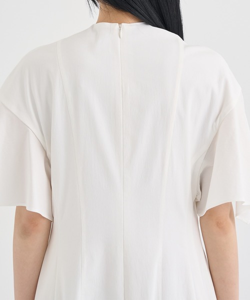 AKIRANAKA(アキラナカ)の「【AKIRANAKA/アキラナカ】Tamara drape sleeve dress WH(ワンピース・レディース・ホワイト・1/2/3)」の12枚目の写真