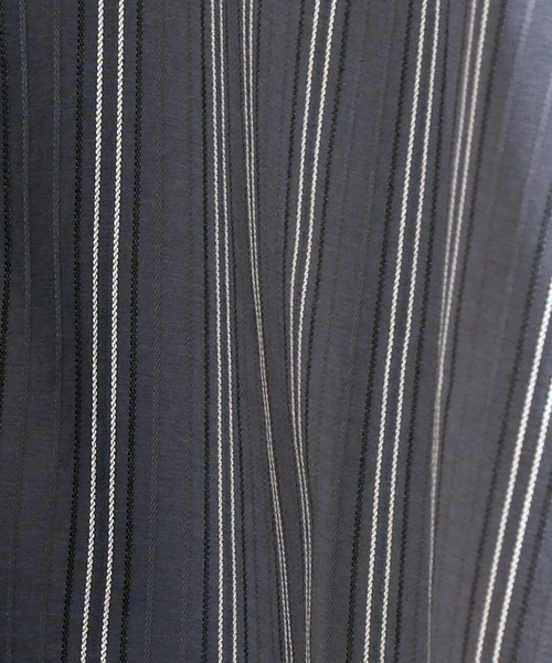 Crownor(クラウノアー)の「ストライプ 半袖シャツ(シャツ/ブラウス・メンズ・チャコール/グリーン/ブルー・MEDIUM/LARGE)」の14枚目の写真