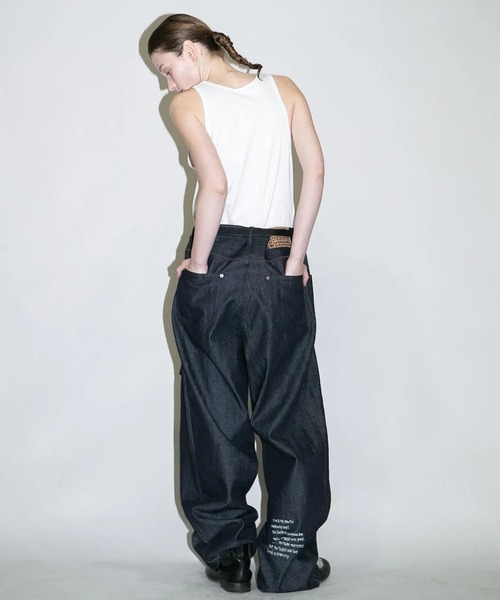 my beautiful landlet】12.5oz DENIM 5-POCKET PANTS - rigid（デニム