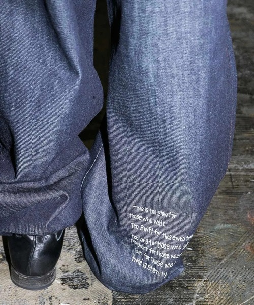 my beautiful landlet(マイビューティフルランドレット)の「【my beautiful landlet】12.5oz DENIM 5-POCKET PANTS - rigid(デニムパンツ・メンズ・インディゴブルー・0/1/2)」の9枚目の写真