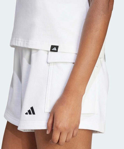 adidas(アディダス)の「ミニグラフィックTシャツ / アディダス adidas(Tシャツ/カットソー・レディース・ホワイト・XX-LARGE/LARGE/X-SMALL/X-LARGE/MEDIUM/SMALL)」の6枚目の写真