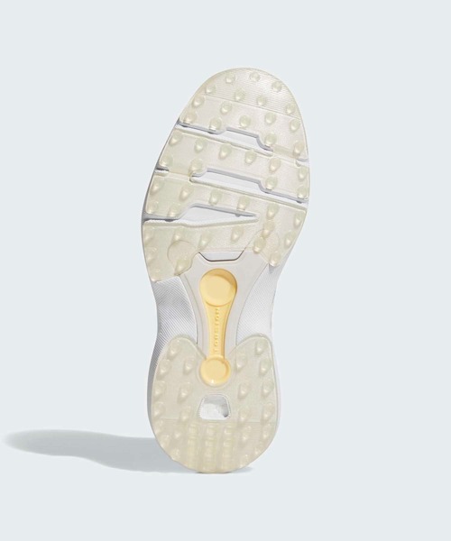adidas(アディダス)の「MC70 スパイクレス ゴルフ / MC70 SPIKELESS GOLF【adidas Golf/アディダスゴルフ】(スニーカー・レディース・ホワイト×イエロー・22.5cm/23.5cm/24.5cm/25.5cm/23.0cm/24.0cm/25.0cm/26.0cm/22.0cm)」の3枚目の写真