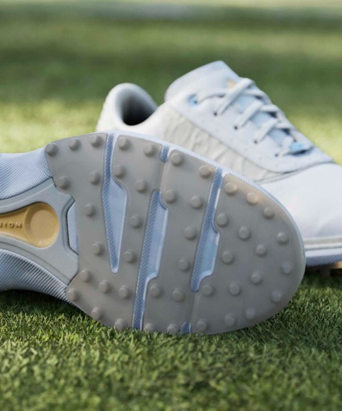 adidas(アディダス)の「MC70 スパイクレス ゴルフ / MC70 SPIKELESS GOLF【adidas Golf/アディダスゴルフ】(スニーカー・レディース・ホワイト×イエロー・22.5cm/23.5cm/24.5cm/25.5cm/23.0cm/24.0cm/25.0cm/26.0cm/22.0cm)」の15枚目の写真