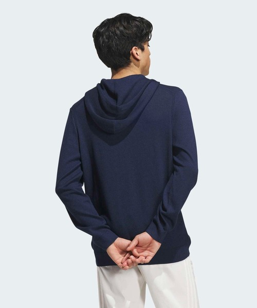 adidas(アディダス)の「オリジナルス カシミヤ パーカー【adidas Golf/アディダスゴルフ】(パーカー・メンズ・ブルー・SMALL/MEDIUM/LARGE/X-LARGE/XX-LARGE)」の2枚目の写真