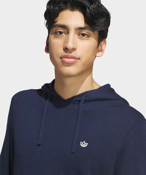 adidas(アディダス)の「オリジナルス カシミヤ パーカー【adidas Golf/アディダスゴルフ】(パーカー・メンズ・ブルー・SMALL/MEDIUM/LARGE/X-LARGE/XX-LARGE)」の3枚目の写真