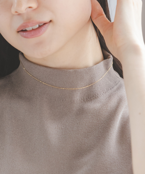 norme(ノーム)の「norme/ノーム tag chain necklace(ゴールド)(ネックレス・レディース・ゴールド・FREE)」の1枚目の写真