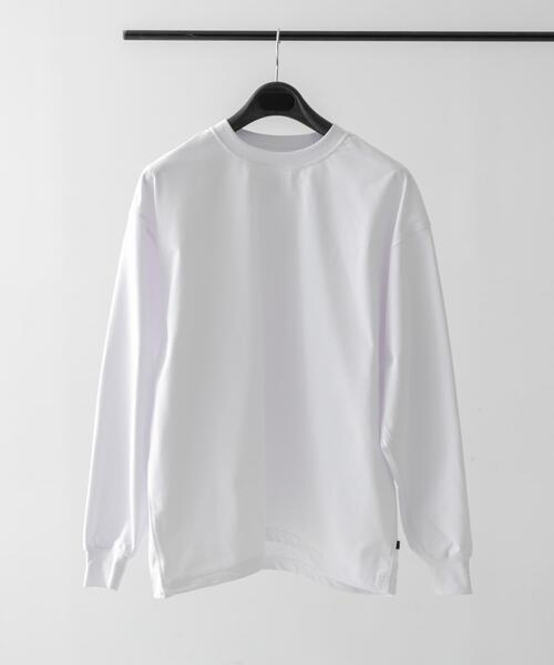 DAIWA PIER39（ダイワピア39）の「DAIWA PIER39　TECH DRAWSTRING TEE L/S（Tシャツ/カットソー・メンズ・ホワイト/ブラック/ネイビー/グレー・SMALL/MEDIUM/LARGE/X-LARGE）」の5枚目の写真