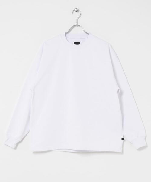 DAIWA PIER39（ダイワピア39）の「DAIWA PIER39　TECH DRAWSTRING TEE L/S（Tシャツ/カットソー・メンズ・ホワイト/ブラック/ネイビー/グレー・SMALL/MEDIUM/LARGE/X-LARGE）」の6枚目の写真