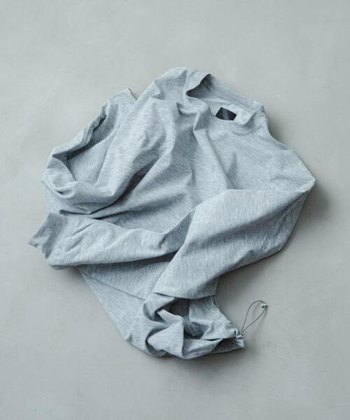 DAIWA PIER39（ダイワピア39）の「DAIWA PIER39　TECH DRAWSTRING TEE L/S（Tシャツ/カットソー・メンズ・ホワイト/ブラック/ネイビー/グレー・SMALL/MEDIUM/LARGE/X-LARGE）」の12枚目の写真