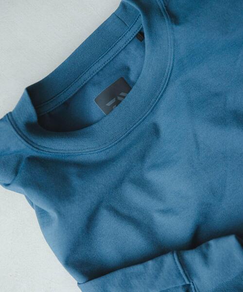 DAIWA PIER39（ダイワピア39）の「DAIWA PIER39　TECH DRAWSTRING TEE L/S（Tシャツ/カットソー・メンズ・ホワイト/ブラック/ネイビー/グレー・SMALL/MEDIUM/LARGE/X-LARGE）」の17枚目の写真