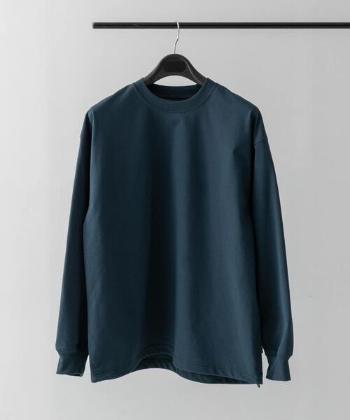 DAIWA PIER39（ダイワピア39）の「DAIWA PIER39　TECH DRAWSTRING TEE L/S（Tシャツ/カットソー・メンズ・ホワイト/ブラック/ネイビー/グレー・SMALL/MEDIUM/LARGE/X-LARGE）」の18枚目の写真