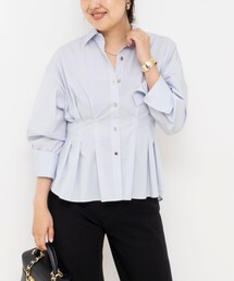 NOLLEY’S Sophi | 【一部WEB限定カラー】ウォッシャブルウエストタックストレッチシャツ(シャツ/ブラウス)