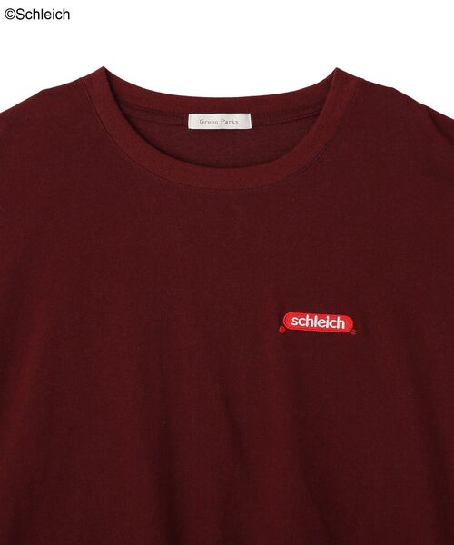 Green Parks(グリーンパークス)の「シュライヒコラボロゴTシャツ(Tシャツ/カットソー・レディース・チャコールグレー/ブラウン/オフホワイト・FREE)」の17枚目の写真