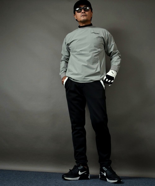 COMON GOLF(コモンゴルフ)の「NO!SHANKシリーズ 撥水加工 ストレッチ ゴルフプルオーバー(その他トップス・メンズ・ネイビー/サンドグレー・XXXL/L/M/XXL/XL)」の11枚目の写真