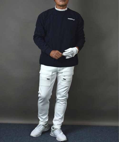 COMON GOLF(コモンゴルフ)の「NO!SHANKシリーズ 撥水加工 ストレッチ ゴルフプルオーバー(その他トップス・メンズ・ネイビー/サンドグレー・XXXL/L/M/XXL/XL)」の10枚目の写真