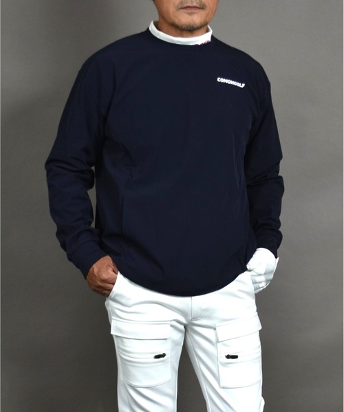 COMON GOLF(コモンゴルフ)の「NO!SHANKシリーズ 撥水加工 ストレッチ ゴルフプルオーバー(その他トップス・メンズ・ネイビー/サンドグレー・XXXL/L/M/XXL/XL)」の20枚目の写真