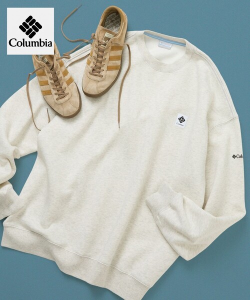 Columbia(コロンビア)の「限定展開 Columbia×FREAK'S STORE コロンビア 別注 インペリアルパーク ワンポイントロゴ クルーネックスウェット(スウェット・メンズ・ベージュ/チャコールグレー/ブラック/ネイビー/グレー・SMALL/X-LARGE/LARGE/MEDIUM)」の3枚目の写真
