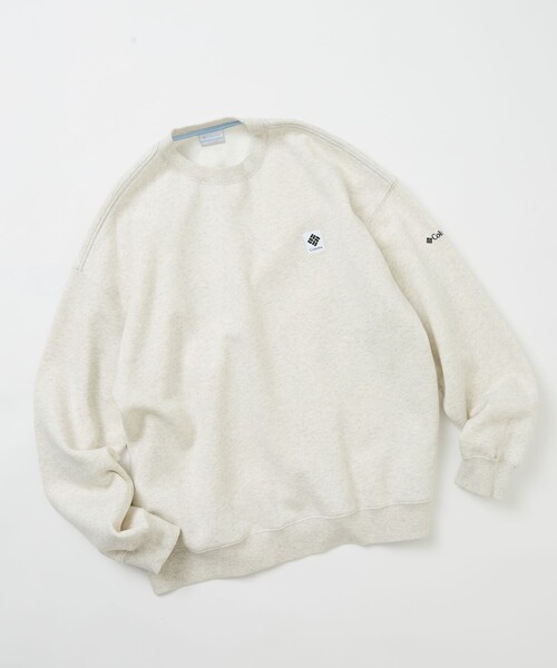 Columbia(コロンビア)の「限定展開 Columbia×FREAK'S STORE コロンビア 別注 インペリアルパーク ワンポイントロゴ クルーネックスウェット(スウェット・メンズ・ベージュ/チャコールグレー/ブラック/ネイビー/グレー・SMALL/X-LARGE/LARGE/MEDIUM)」の8枚目の写真
