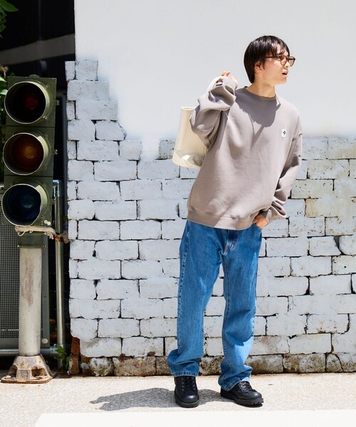 Columbia(コロンビア)の「限定展開 Columbia×FREAK'S STORE コロンビア 別注 インペリアルパーク ワンポイントロゴ クルーネックスウェット(スウェット・メンズ・ベージュ/チャコールグレー/ブラック/ネイビー/グレー・SMALL/X-LARGE/LARGE/MEDIUM)」の13枚目の写真