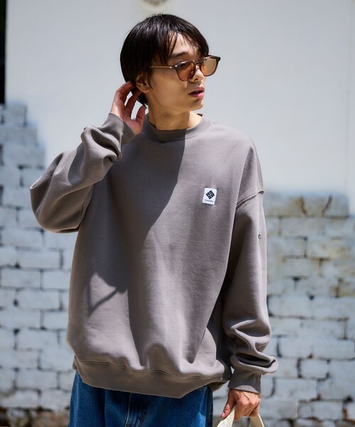 Columbia(コロンビア)の「限定展開 Columbia×FREAK'S STORE コロンビア 別注 インペリアルパーク ワンポイントロゴ クルーネックスウェット(スウェット・メンズ・ベージュ/チャコールグレー/ブラック/ネイビー/グレー・SMALL/X-LARGE/LARGE/MEDIUM)」の15枚目の写真