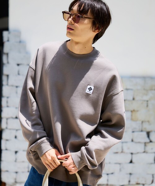 Columbia(コロンビア)の「限定展開 Columbia×FREAK'S STORE コロンビア 別注 インペリアルパーク ワンポイントロゴ クルーネックスウェット(スウェット・メンズ・ベージュ/チャコールグレー/ブラック/ネイビー/グレー・SMALL/X-LARGE/LARGE/MEDIUM)」の16枚目の写真