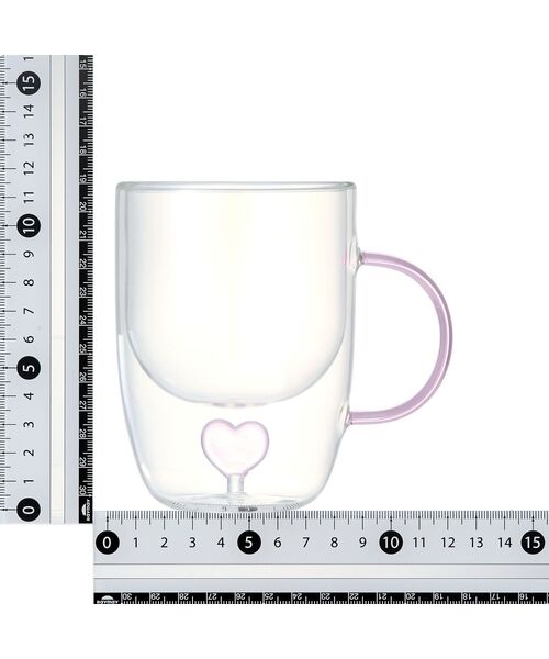 Francfranc(フランフラン)の「モチーフ ガラス マグ ハート(グラス/マグカップ/タンブラー・レディース・マルチ・FREE)」の6枚目の写真