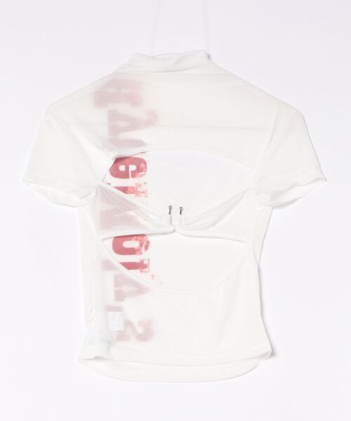 almo(アルモ)の「【TUNE】サイドロゴ半袖Tシャツ(Tシャツ/カットソー・レディース・ホワイト・FREE)」の6枚目の写真