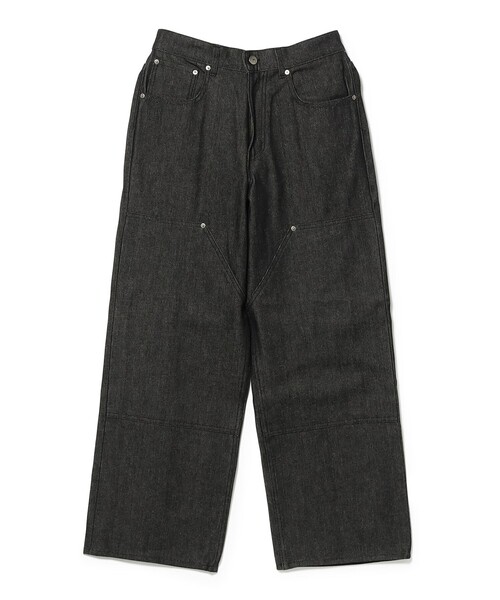 NEO BLUE(ネオブルー)の「NEO BLUE / Double Knee Super Baggy Jeans(その他パンツ・メンズ・ブラック/インディゴブルー・34inch/30inch/32inch)」の1枚目の写真