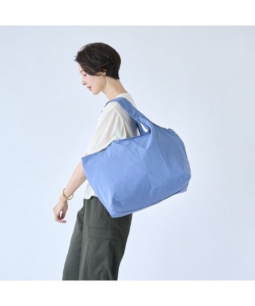 Belle Maison(ベルメゾン)の「ポケッタブル!レジかご1個分の保冷お買い物バッグ(トートバッグ・レディース・ブルーグレー/チャコール/アイボリー・-)」の19枚目の写真
