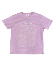 Jerusalem line work T-SHIRT -Light purple