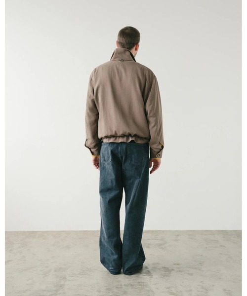 SimplyComplicated(シンプリーコンプリケイテッド)の「EVERYDAY VIRGIN WOOL SHIRT JACKET(ブルゾン・メンズ・チャコールグレー/ライトブラウン・1/2)」の3枚目の写真
