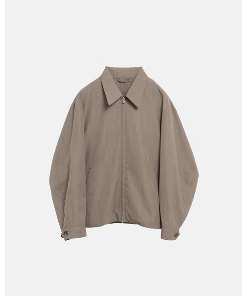 SimplyComplicated(シンプリーコンプリケイテッド)の「EVERYDAY VIRGIN WOOL SHIRT JACKET(ブルゾン・メンズ・チャコールグレー/ライトブラウン・1/2)」の13枚目の写真
