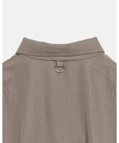 SimplyComplicated(シンプリーコンプリケイテッド)の「EVERYDAY VIRGIN WOOL SHIRT JACKET(ブルゾン・メンズ・チャコールグレー/ライトブラウン・1/2)」の15枚目の写真