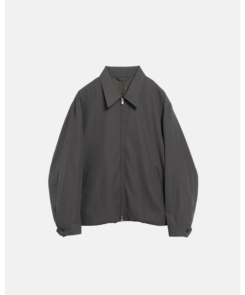 SimplyComplicated(シンプリーコンプリケイテッド)の「EVERYDAY VIRGIN WOOL SHIRT JACKET(ブルゾン・メンズ・チャコールグレー/ライトブラウン・1/2)」の14枚目の写真
