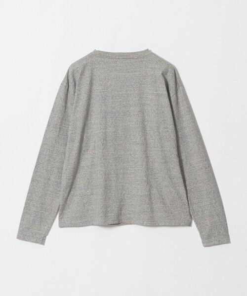 6(ロク)の「<6(ROKU)>コットン タック ロングスリーブ Tシャツ(Tシャツ/カットソー・レディース・ホワイト/グレー系・FREE)」の8枚目の写真