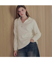 Sailor collar knit_3 Colors