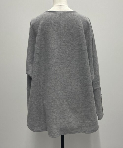 Jena espace merveilleux（ジェナ　エスパスメルヴェイユ）の「起毛チュニックカットソー（Tシャツ/カットソー・レディース・アイボリー/ライトグレー・FREE）」の17枚目の写真