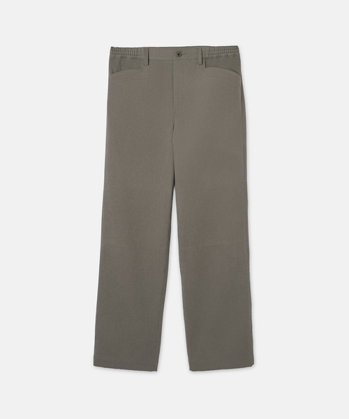 SEAGREEN(シーグリーン)の「SEAGREEN(シーグリーン) ECO SUEDE LOOSE PANTS エコスエードルーズパンツ(その他パンツ・メンズ・ブラック/グレイッシュベージュ・3/4/2)」の2枚目の写真