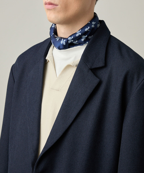 EASENCE(イーズエンス)の「【EASENCE】<DAILY REFINEDシリーズ>ウーリッシュツイル ベーシック セットアップ テーラードジャケット&ワンタックスラックス / イージーケア・UV(セットアップ・メンズ・グレー/チャコール/グレー系/ダークネイビー/モカ・XL/L/M/S)」の18枚目の写真