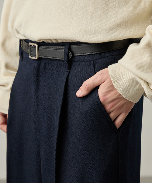 EASENCE(イーズエンス)の「【EASENCE】<DAILY REFINEDシリーズ>ウーリッシュツイル ベーシック セットアップ テーラードジャケット&ワンタックスラックス / イージーケア・UV(セットアップ・メンズ・グレー/チャコール/グレー系/ダークネイビー/モカ・XL/L/M/S)」の19枚目の写真