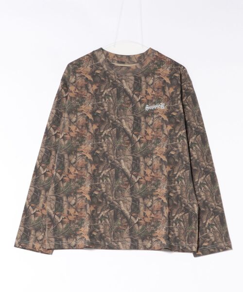 SUPPLIER(サプライヤー)の「SUPPLIER/サプライヤー/Cross Rhinestone Long Sleeve Tee(Tシャツ/カットソー・メンズ・ブラック/カーキ・L/XL/M)」の2枚目の写真